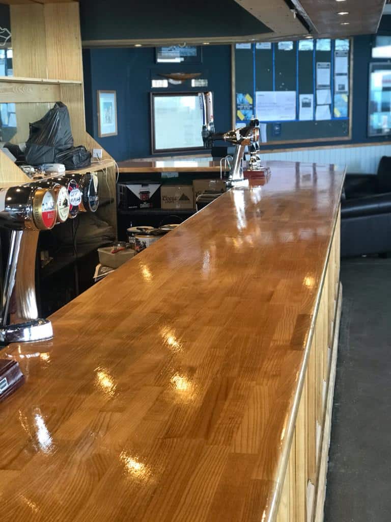 Shiney bar top
